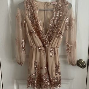 Showpo sequin romper